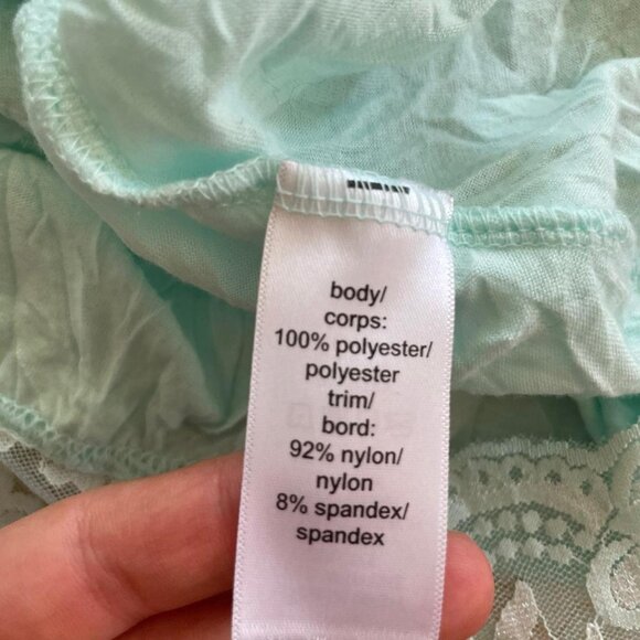 Y2K Vintage Crinkle Lace Cami Top | M Coquette Fairycore Cottagecore Layering - Picture 3 of 8